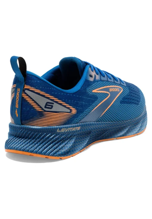 BROOKS Levitate 6 - Hardloopschoenen Neutraal - Classic Blue Orange - Afbeelding 4