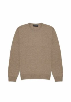 Crew-Neck- Trui - Sand