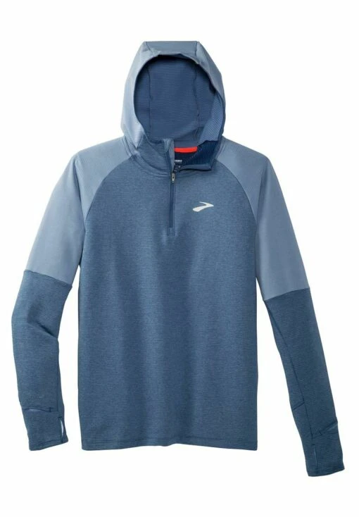 BROOKS Thermal Hoodie 2.0 - Longsleeve - Heather Dusk Dawn - Afbeelding 3