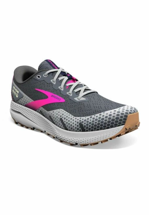 BROOKS Divide 3 - Trail Hardloopschoenen - Ebony Grey Pink - Afbeelding 2