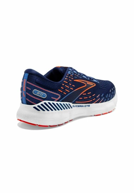 BROOKS Glycerin Gts 20 - Stabiliteit Hardloopschoenen - Blue Depths Palace Blue Orange - Afbeelding 4