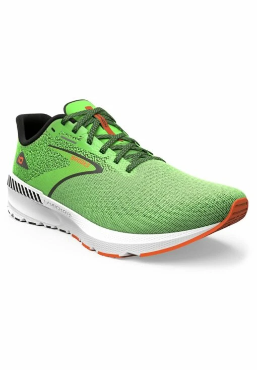 BROOKS Launch Gts 10 - Stabiliteit Hardloopschoenen - Green Gecko Red Orange White - Afbeelding 2