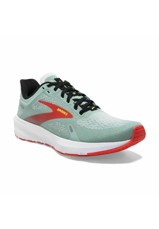 BROOKS Launch 9 - Hardloopschoenen Neutraal - Blue Surf Black Cherry Tomato - Afbeelding 2