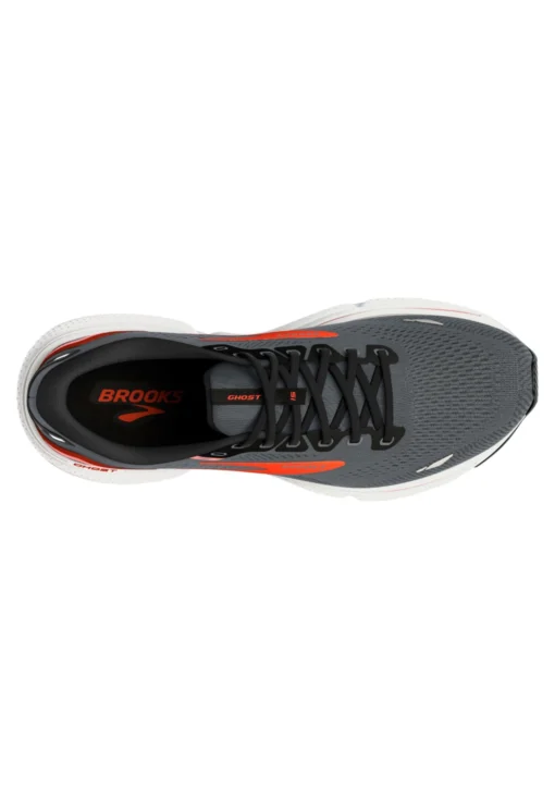 BROOKS Ghost 15 - Hardloopschoenen Neutraal - Ebony Black /Spicy Orange - Afbeelding 2