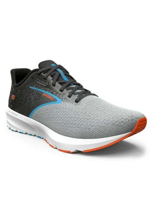 BROOKS Launch 10 - Hardloopschoenen Neutraal - Black/Grey/Orange Clown Fish - Afbeelding 2