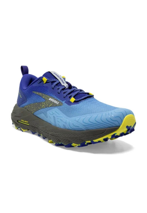 BROOKS Cascadia 17 - Trail Hardloopschoenen - Blue Surf The Web Sulphur - Afbeelding 2