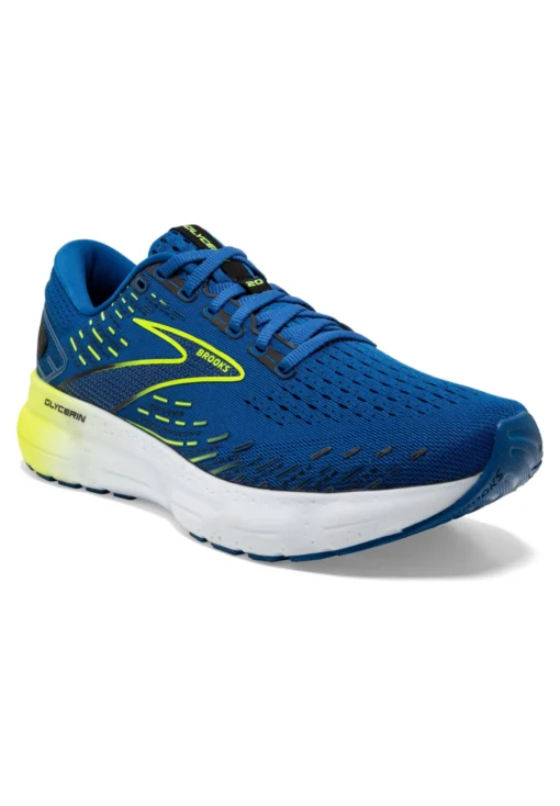 BROOKS Glycerin 20 - Hardloopschoenen Neutraal - Blue Nightlife White - Afbeelding 4