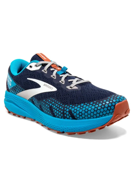 BROOKS Divide 3 - Trail Hardloopschoenen - Peacoat Atomic Blue Rooibos - Afbeelding 2