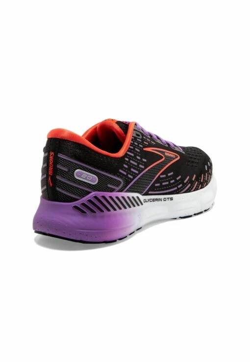 BROOKS Glycerin Gts 20 - Stabiliteit Hardloopschoenen - Black Bellflower Fiesta - Afbeelding 4