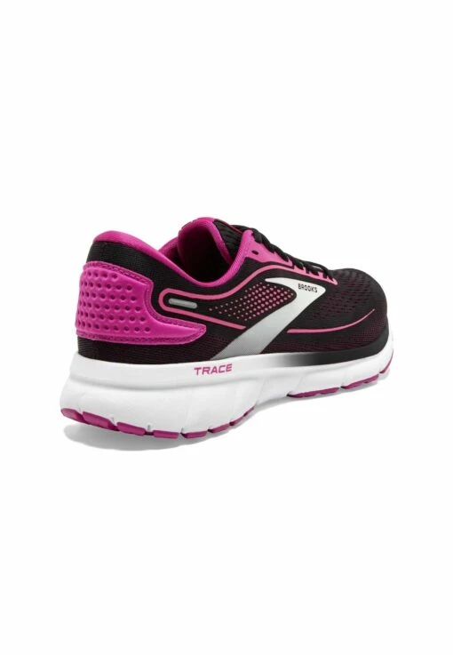 BROOKS Trace 2 - Hardloopschoenen Neutraal - Black Festival Fuchsia Pink Flambe - Afbeelding 4