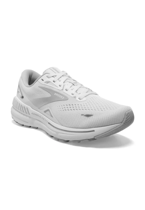 BROOKS Adrenaline Gts 23 - Stabiliteit Hardloopschoenen - White Oyster Silver - Afbeelding 2