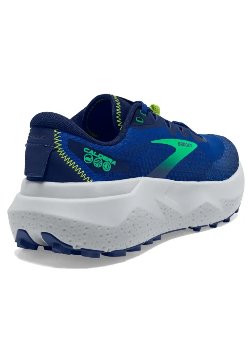 BROOKS Caldera 6 - Trail Hardloopschoenen - Blue Surf The Web Green - Afbeelding 4