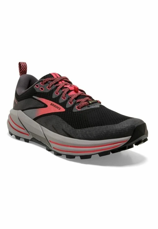 BROOKS Cascadia 16 Gtx - Trail Hardloopschoenen - Black Blackened Pearl Coral - Afbeelding 2