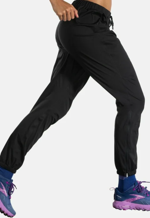 BROOKS High Point Waterproof- Trainingsbroek - Black - Afbeelding 3