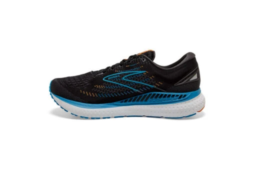 Brooks Glycerin GTS 19 Loopschoen Zwart/blauw/oranje Heren - Afbeelding 2