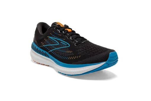 Brooks Glycerin GTS 19 Loopschoen Zwart/blauw/oranje Heren - Afbeelding 3