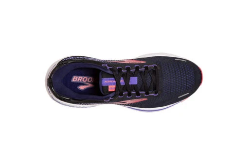 Brooks Adrenaline GTS 22 Loopschoen Zwart/paars/koraal Dames - Afbeelding 5