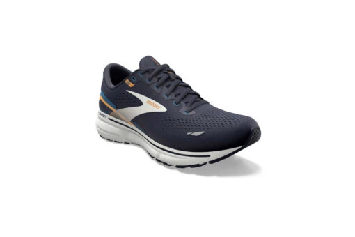 Brooks Ghost 15 Loopschoenen Peacoat/Blue/Orange Pop Heren - Afbeelding 3