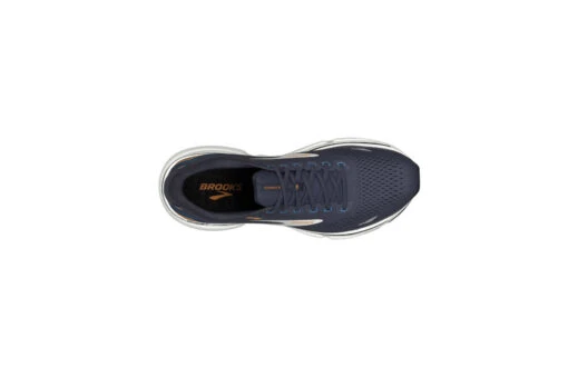 Brooks Ghost 15 Loopschoenen Peacoat/Blue/Orange Pop Heren - Afbeelding 5