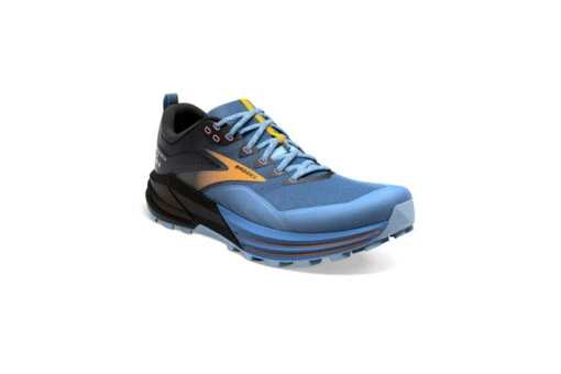 Brooks Cascadia 16 Trailschoenen Blue/Black/Yellow Dames - Afbeelding 3