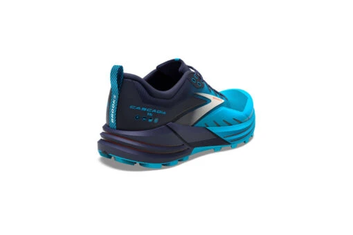 Brooks Cascadia 16 Trailschoenen Peacoat/Atomic Blue/Rooibos Heren - Afbeelding 4
