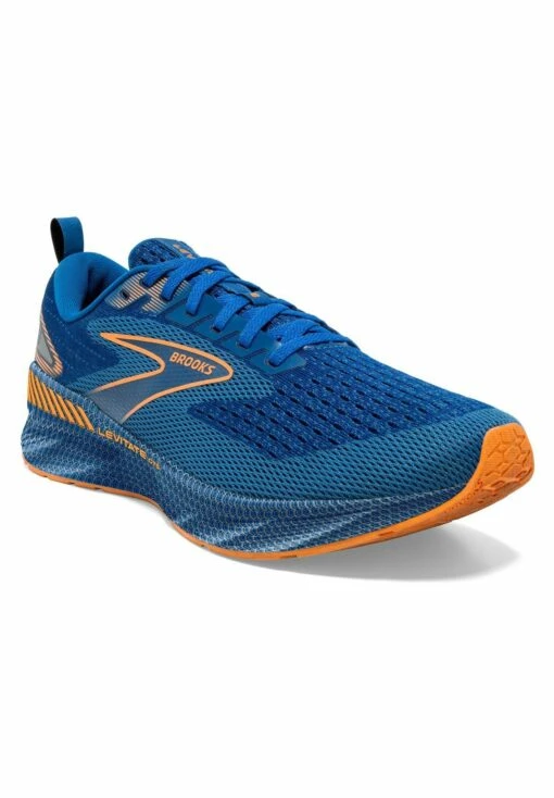 BROOKS Levitate Gts 6 - Stabiliteit Hardloopschoenen - Classic Blue Orange - Afbeelding 2