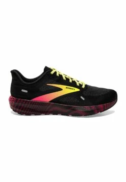 BROOKS Launch 9 - Hardloopschoenen Neutraal - Black Pink Yellow