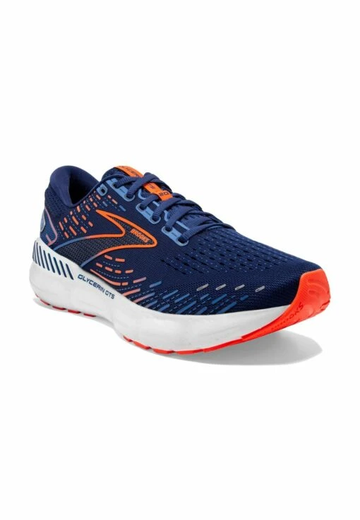 BROOKS Glycerin Gts 20 - Stabiliteit Hardloopschoenen - Blue Depths Palace Blue Orange - Afbeelding 2