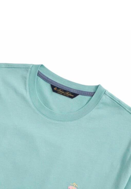 Crewneck- T-Shirt Basic - Acquamarine - Afbeelding 2
