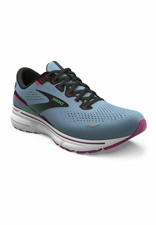 BROOKS Ghost 15 - Hardloopschoenen Neutraal - Blue Bell Black Pink - Afbeelding 2
