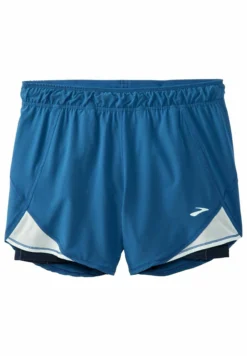 BROOKS Chaser 5" 2-In-1 Short - Korte Broeken - Blue Ash Ice Blue Navy -Mode Kleding Winkel 59aebd558958462e8fe94ffdbea8a16b