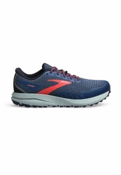 BROOKS Divide 4 - Trail Hardloopschoenen - Navy Bittersweet Peacoat