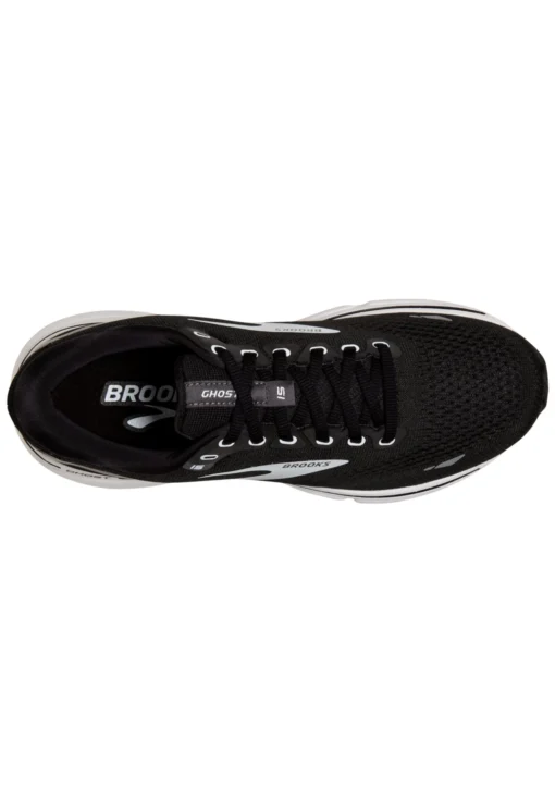BROOKS Ghost 15 - Hardloopschoenen Neutraal - Black Blackened Pearl White - Afbeelding 3