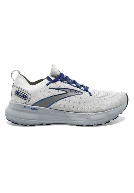 BROOKS Glycerin Stealthfit 20 - Hardloopschoenen Neutraal - Oyster Alloy Blue Depths