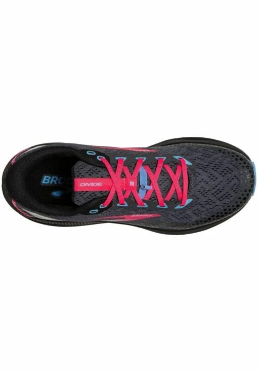 BROOKS Divide 3 - Trail Hardloopschoenen - Ebony Black Diva Pink - Afbeelding 3