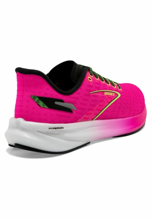 BROOKS Hyperion - Hardloopschoenen Neutraal - Pink Glo Green Black - Afbeelding 4