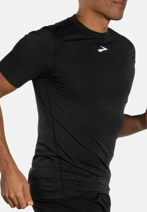 BROOKS High Point Short Sleeve - T-Shirt Basic - Black - Afbeelding 3