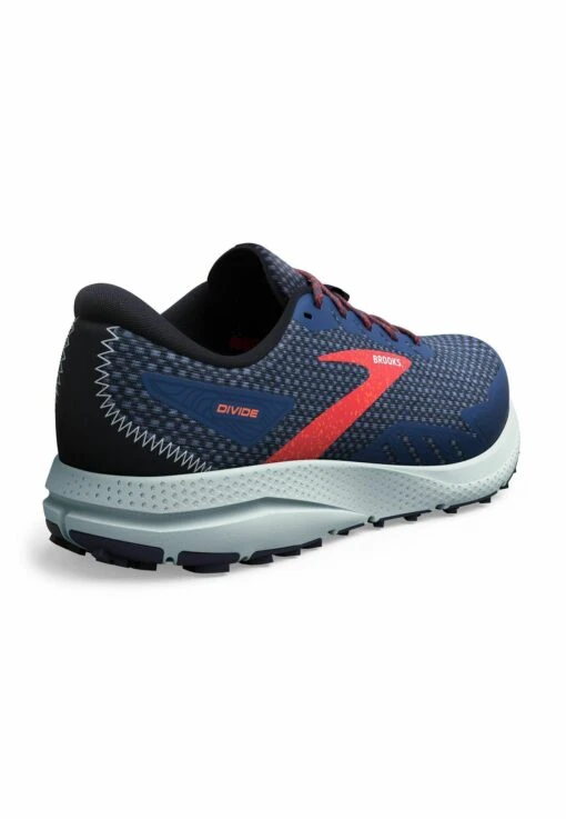 BROOKS Divide 4 - Trail Hardloopschoenen - Navy Bittersweet Peacoat - Afbeelding 4