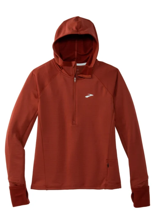 BROOKS Notch Thermal Hoodie 2.0 - Hoodie - Copper - Afbeelding 7