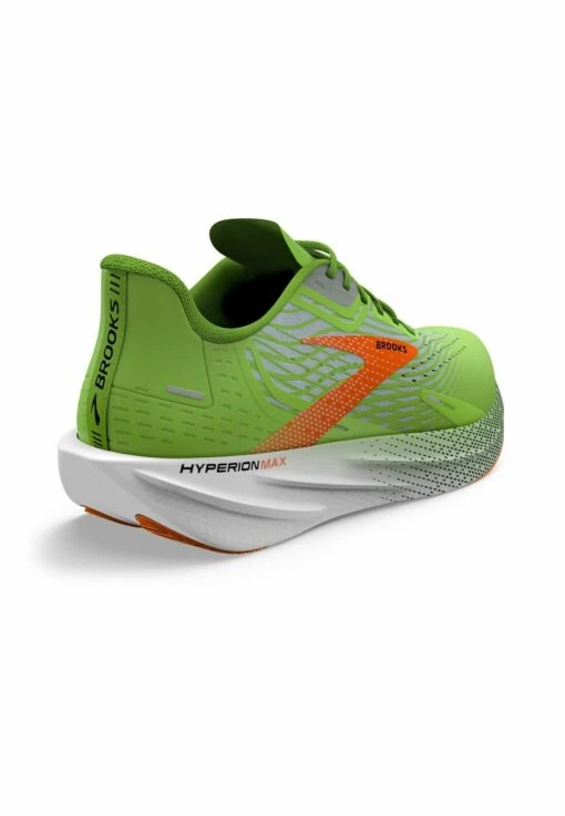 BROOKS Hyperion Max - Hardloopschoenen Neutraal - Green Gecko Red Orange White - Afbeelding 4
