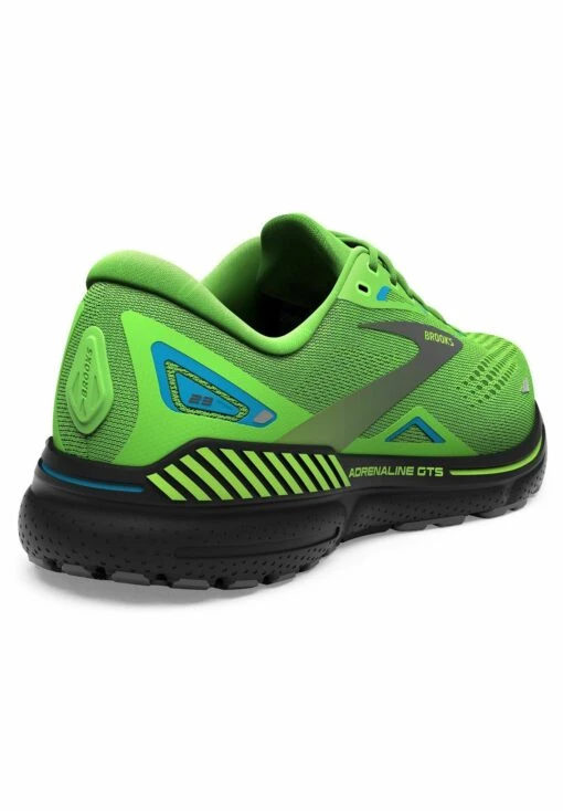 BROOKS Adrenaline Gts 23 - Stabiliteit Hardloopschoenen - Green Gecko Grey Atomic Blue - Afbeelding 4