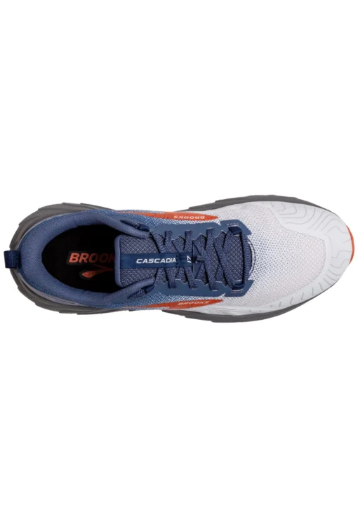 BROOKS Cascadia 17 - Trail Hardloopschoenen - Blue Navy Firecracker - Afbeelding 3