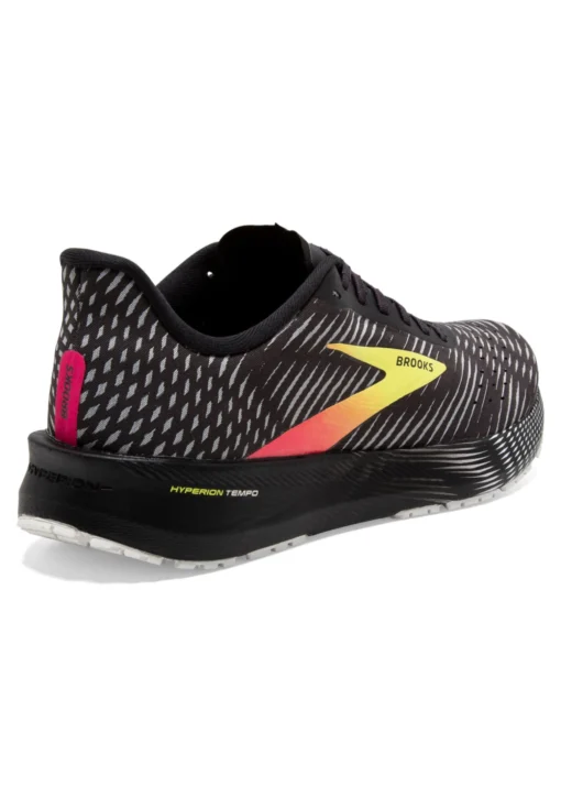 BROOKS Hyperion Tempo - Hardloopschoenen Neutraal - Black Pink Yellow - Afbeelding 4