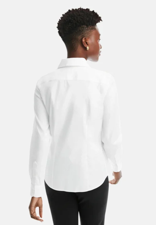 Non-Iron Stretch- Overhemdblouse - White - Afbeelding 2