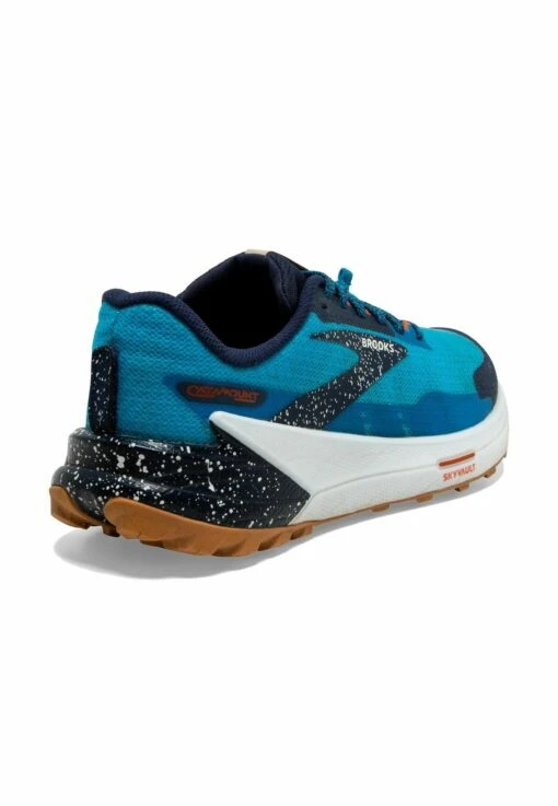 BROOKS Catamount 2 - Trail Hardloopschoenen - Peacoat Atomic Blue Rooibos - Afbeelding 4