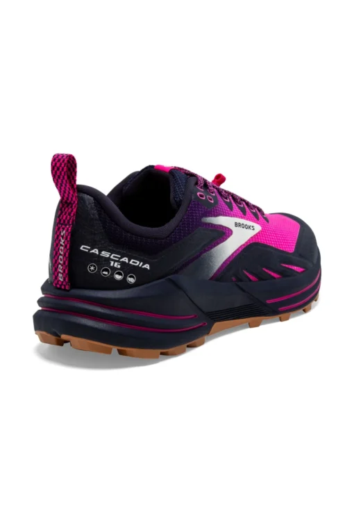 BROOKS Cascadia 16 - Trail Hardloopschoenen - Peacoat Pink Biscuit - Afbeelding 4