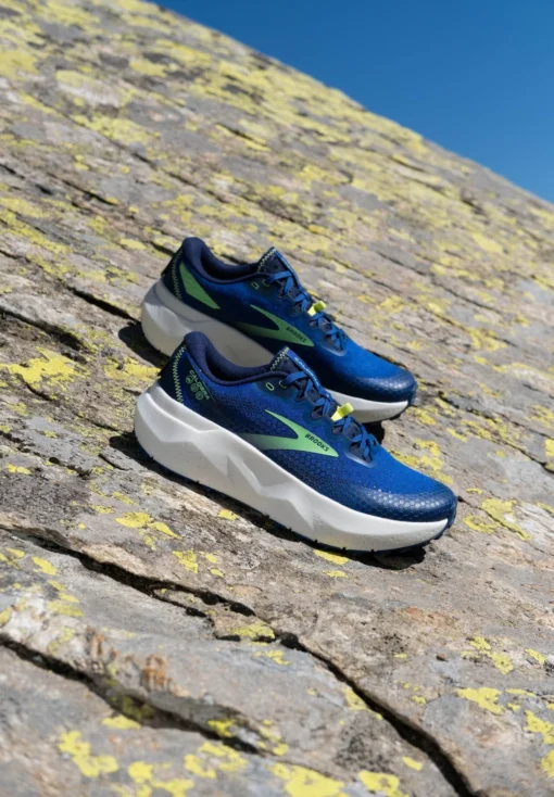 BROOKS Caldera 6 - Trail Hardloopschoenen - Blue Surf The Web Green - Afbeelding 6