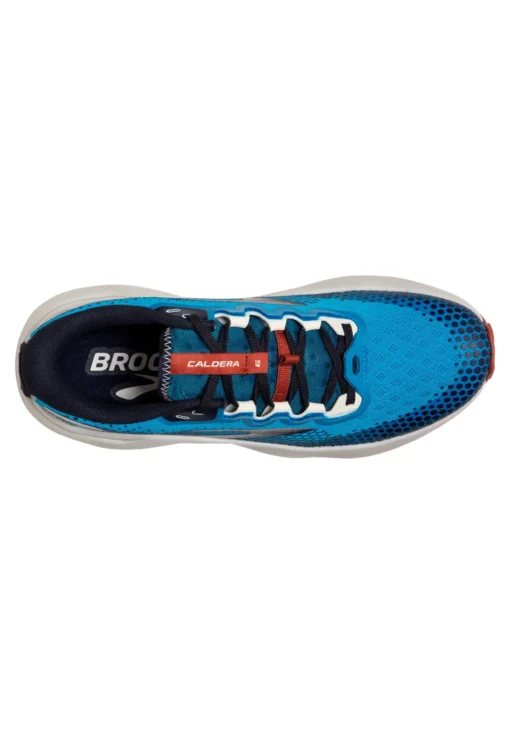 BROOKS Caldera 6 - Trail Hardloopschoenen - Peacoat Atomic Blue Rooibos - Afbeelding 4