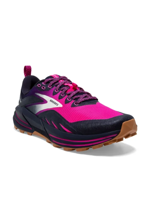 BROOKS Cascadia 16 - Trail Hardloopschoenen - Peacoat Pink Biscuit - Afbeelding 3