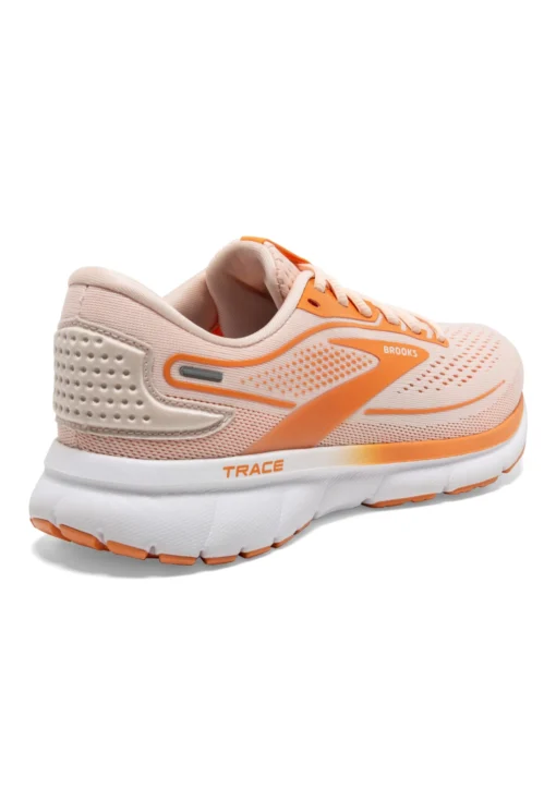BROOKS Trace 2 - Hardloopschoenen Neutraal - Pale Peach Tangerine White - Afbeelding 3